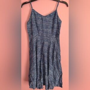 Old Navy Blue Sleeveless Spaghetti Strap Sundress